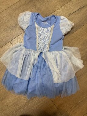 Disney Light Blue & White Princess Tulle Dress